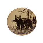 hayvan figürlü tabak