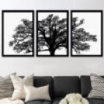 3'lu Dekoratif Agac Cerceve Seti