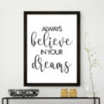 Believe dekor cerceve (1)