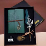 tuylu-divit-kalem-ve-deri-defter-seti-yesil