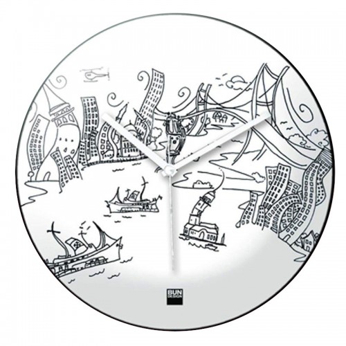 İstanbul Desenli Duvar Saati
