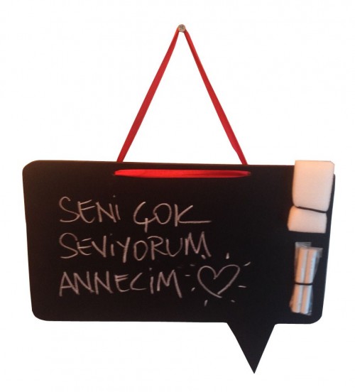 Konuşma Figürlü Not Tahtası