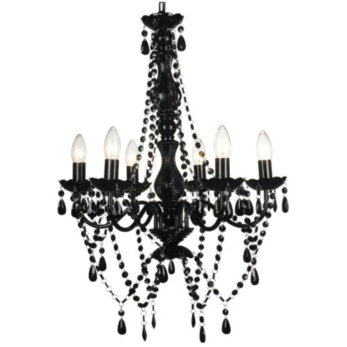 Büyük Siyah Taşlı Avize