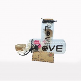 2li Love Şişe Not Aşk Şişesi