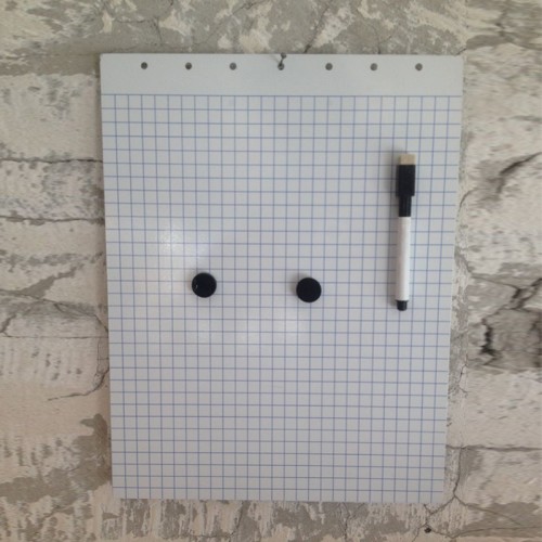 27x35cm Yazı Tahtası Kareli