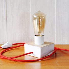 Kare Ahşap Aydınlatma