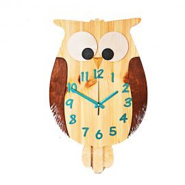 Baykuş Ahşap Saat
