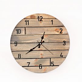 Retro Ahşap Saat