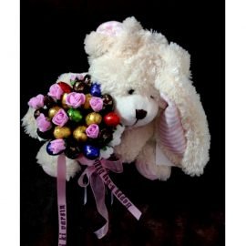 Kişiye Özel Ayıcıklı Termos, Fındık Çikolatalı