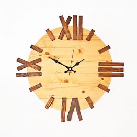 Roma Rakamlı Ahşap Saat