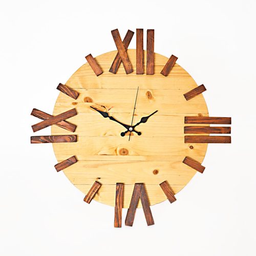 Roma Rakamlı Ahşap Saat