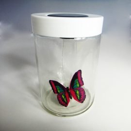 Güneş Enerjili Kelebekli Kavanoz