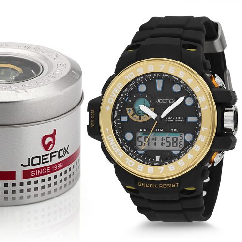 Erkek Spor Kol Saati (JOEFOX BLACKGOLD)