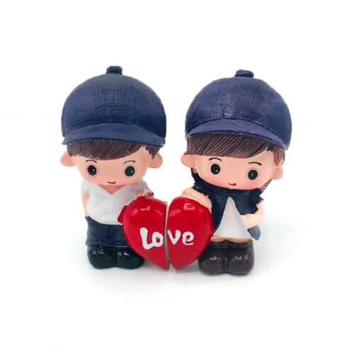 Bir Çift Tek Kalp Biblo