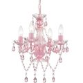34 cm Pembe Avize