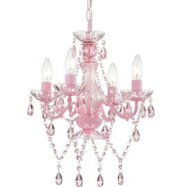 34 cm Pembe Avize