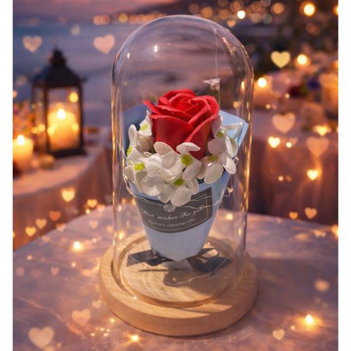 Cam Fanus İçerisinde Çiçek