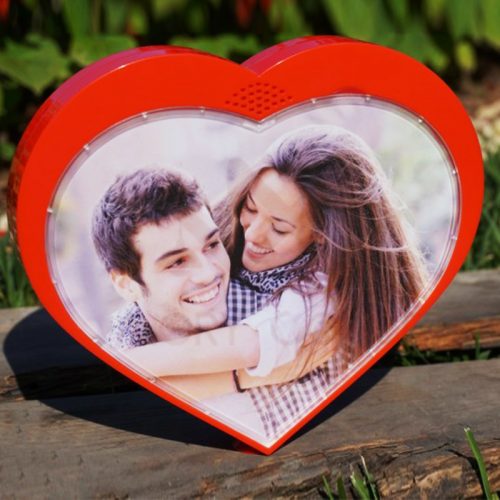 Müzikli Kalp Dönen Çerçeve