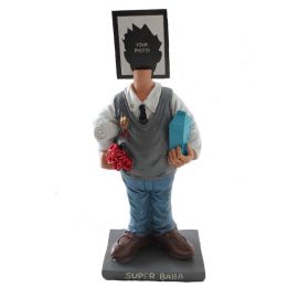 Süper Baba Fotoğraflı Biblo