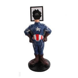 Kaptan Amerika Fotoğraflı Biblo