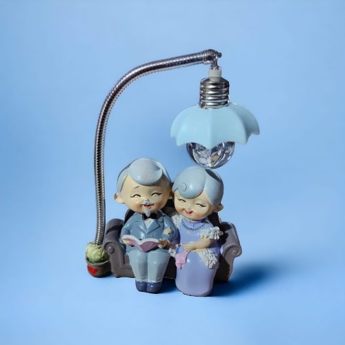 Cute Old Couple Figurine