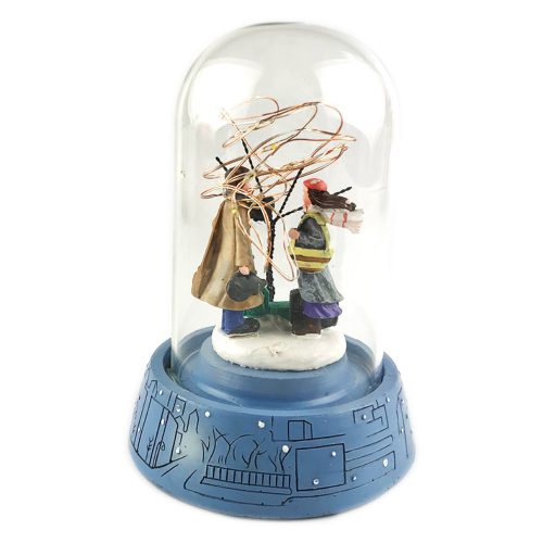 Kış Masalı Işıklı Biblo