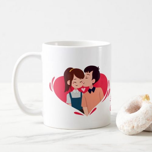 Kişiye Özel Romantik Çift Kupa Bardak