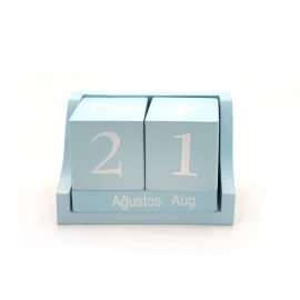 Masaüstü Ahşap Sonsuz Takvim