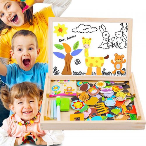 Mıknatıslı Puzzle ve Yazı Tahtası