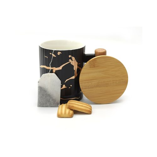 siyah-mermer-desenli-kupa