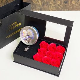 Çiçekli İnci Kolye Seti