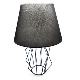 Altıgen Tel Şapkalı Abajur