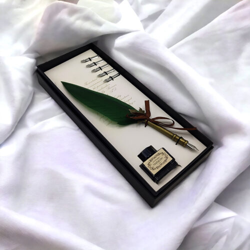 koyu-yesil-divit-kalem-seti