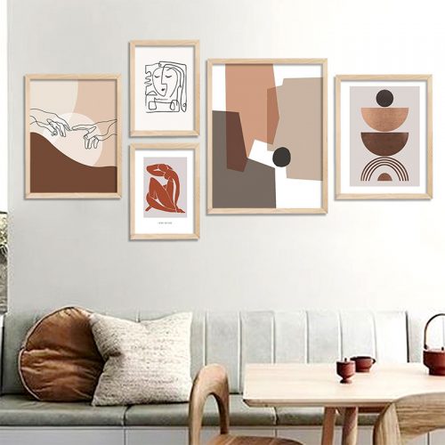 5li Ahşap Çerçeve Seti