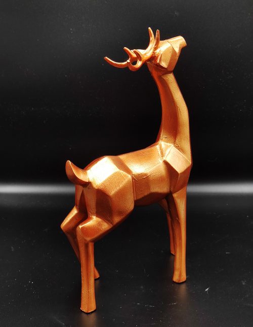 Heykel Geyik Arka Cekim