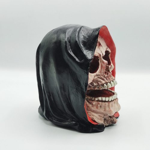 KuruKafa Biblo Siyah Pelerin beyaz yan