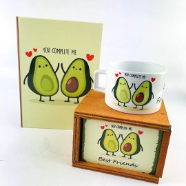 Avakado Defter ve Bardak