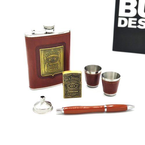 erkege-hediye-seti-kahverengi matara