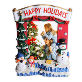 Işıklı Yılbaşı Fotoğraf Çerçevesi