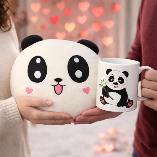 Panda Yastık Kupa