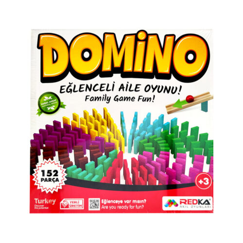 Ahşap Domino Oyunu 152 Parça