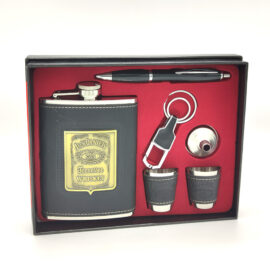 Siyah Jack Daniels Matara Kalem Anahtarlık Seti