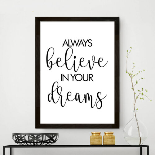 Believe dekor cerceve (1)