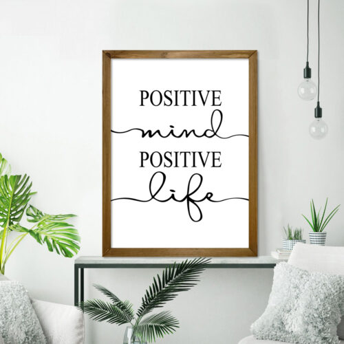 Positive Dekoratif Cerceve Seti Ceviz