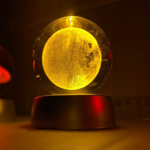 Ay Işıklı Cam Küre