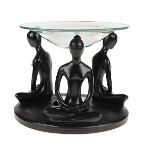 Yoga Yapan Kadın Figürlü Buhurdanlık