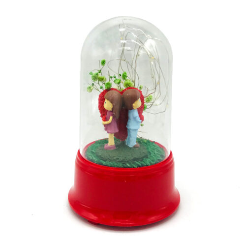 Fanus İçerisinde Işıklı Sevgili Biblosu