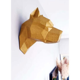 Kubik Pitbull Duvar Büstü