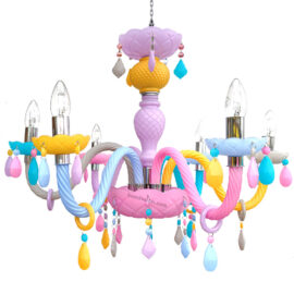 Pastel Renkli 42 Cm Avize