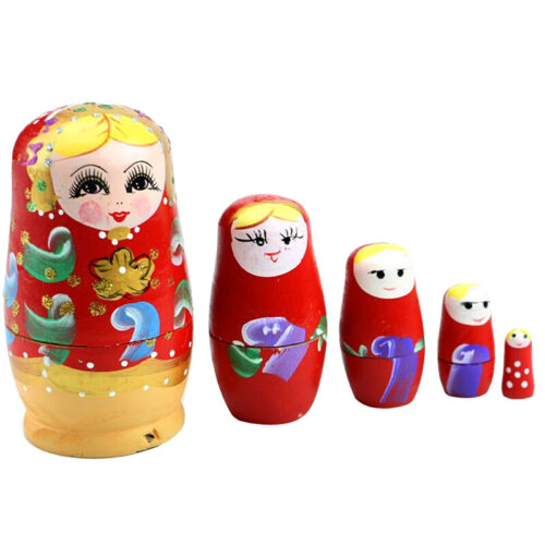 Ahşap Matruşka 5’li Set